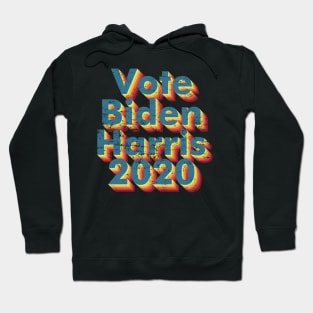 Retro Vintage Vote Biden Harris 2020 Hoodie